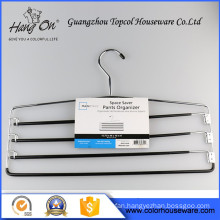 Professional Manufacture Rubber Coated Wire Hanger , Powder Coated 16 Inch One-Time Dry Cleaner Wire Hanger